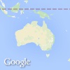 Australia/New Zealand map Australia/New Zealand map